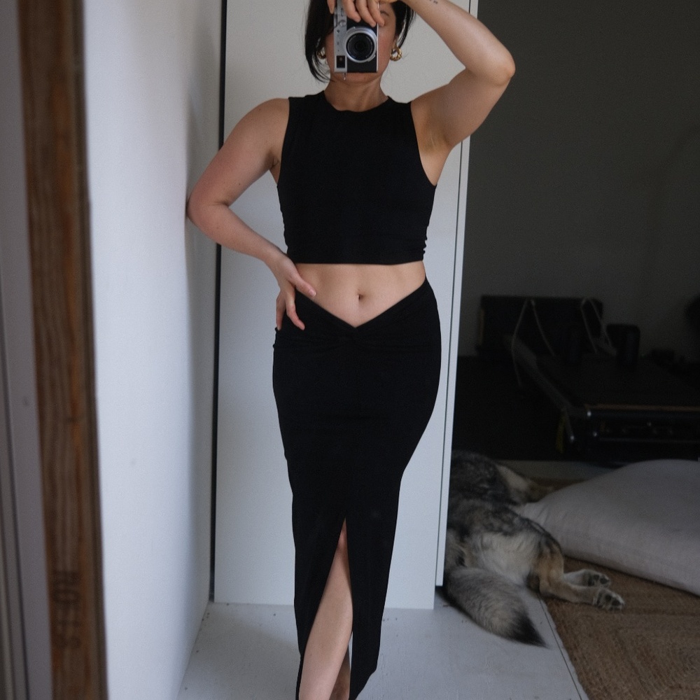 Reformation knit two piece set